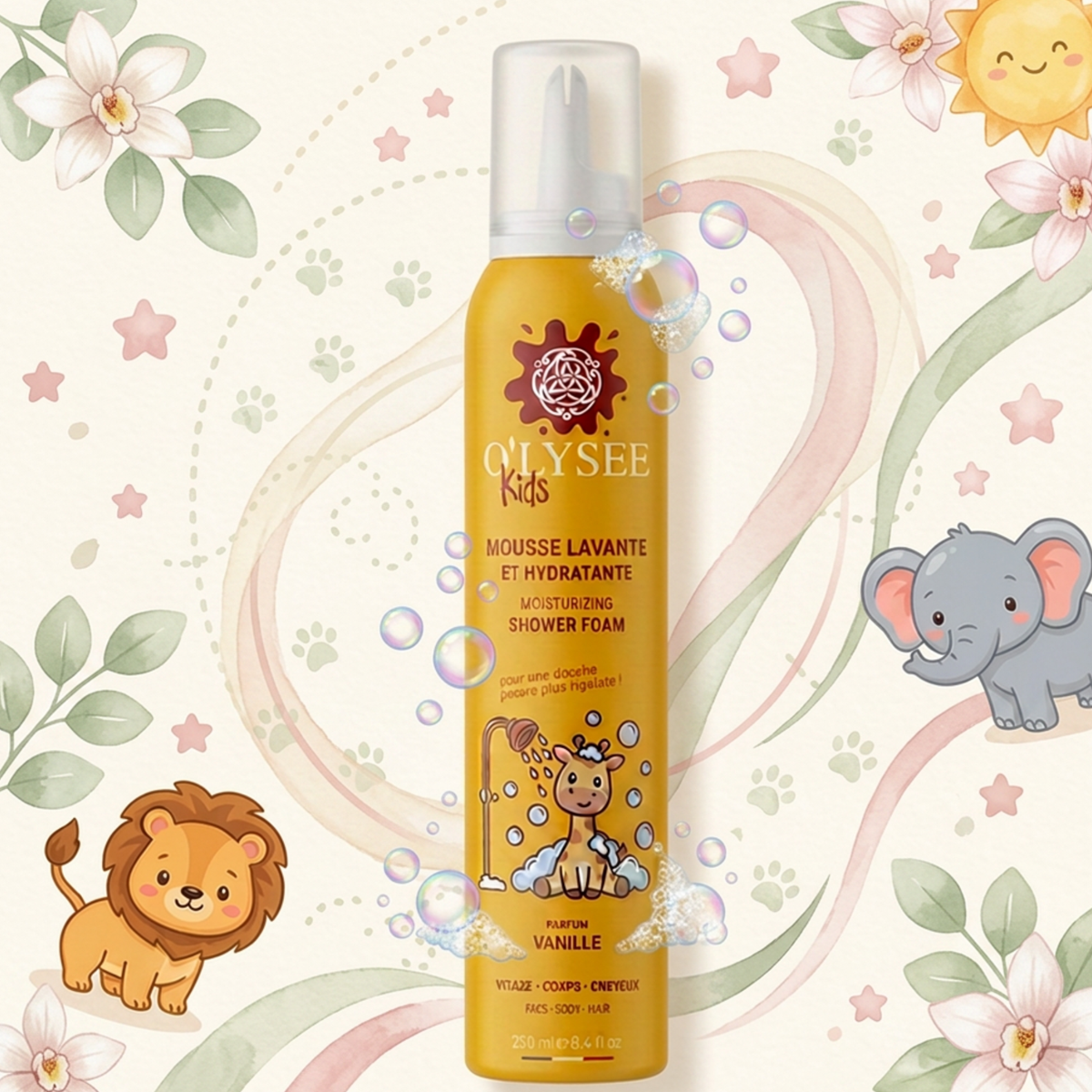 3 in 1 Apple Pear Moisturizing Cleansing Foam 250ml