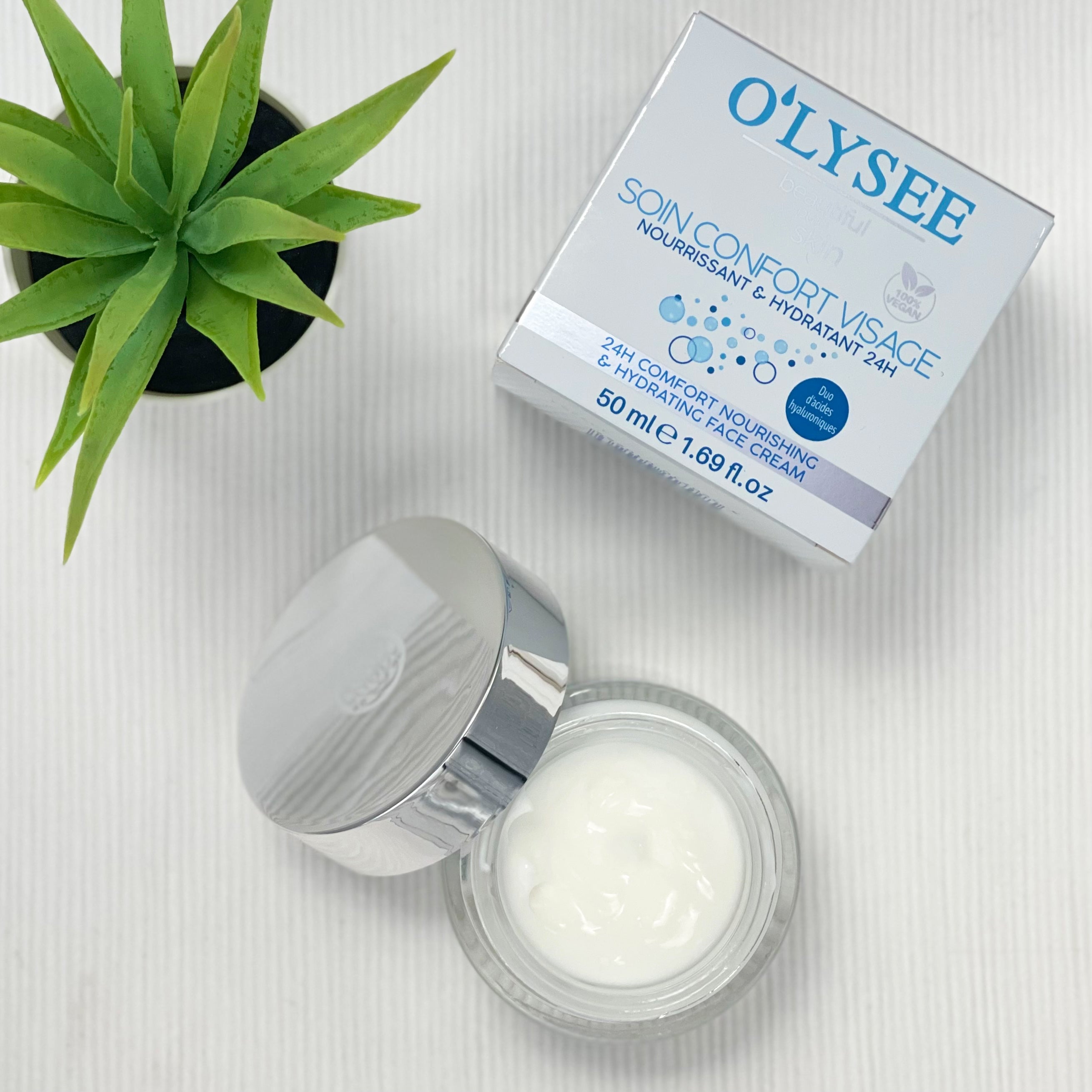 Soin confort visage à l'acide hyaluronique 50ml