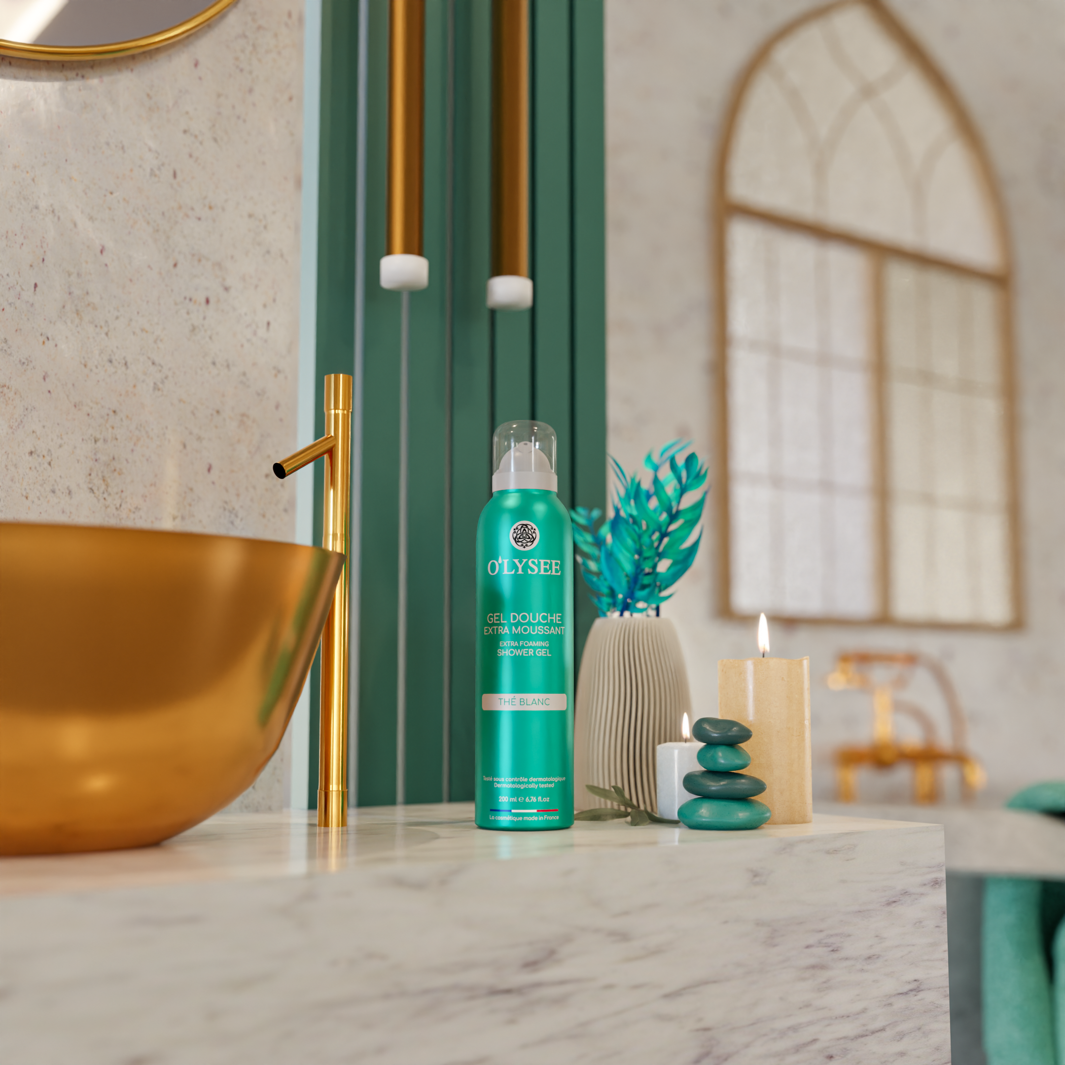 Gel douche extra-moussant Thé blanc